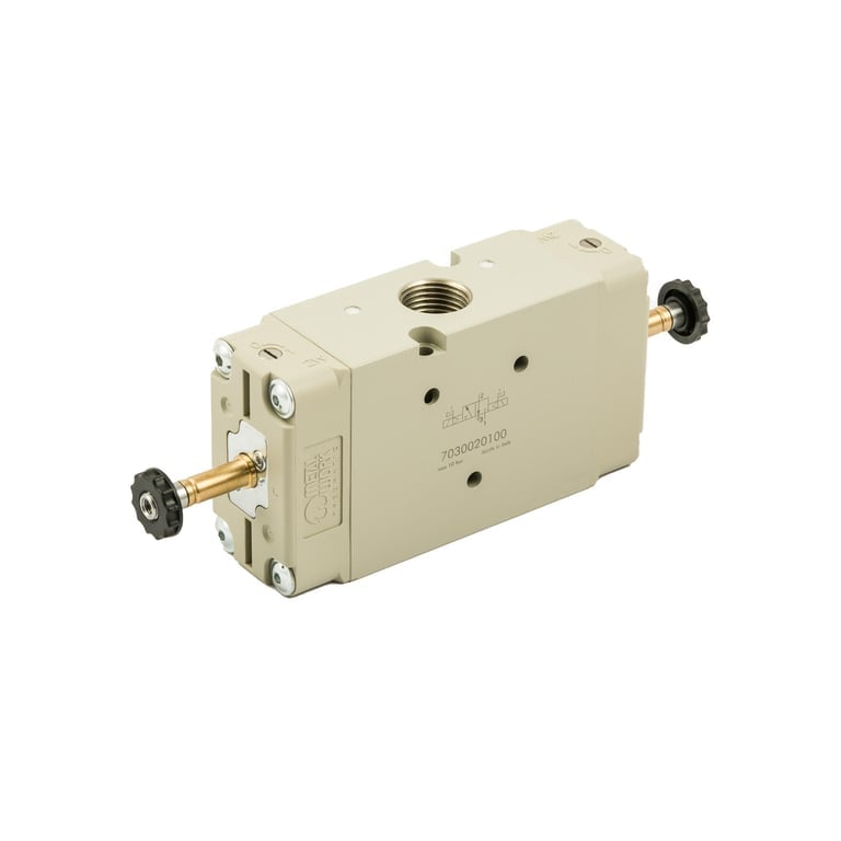 Riegler 145702 3/2-Wegeventil, elektropneumatisch, bistabil, G 1/2 - Bild 1