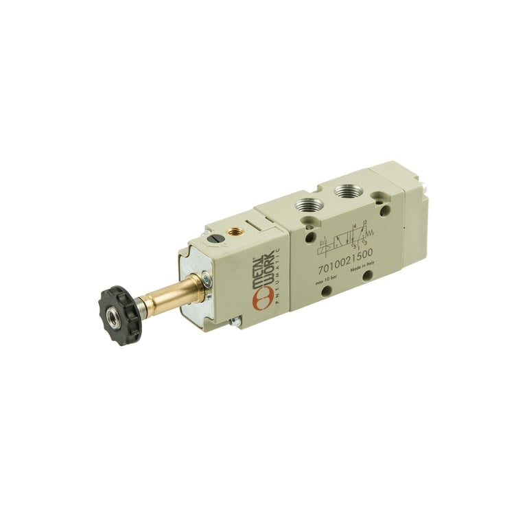 Riegler 145703 5/2-Wegeventil, elektropneumatisch, monostabil, G 1/8 - Bild 1