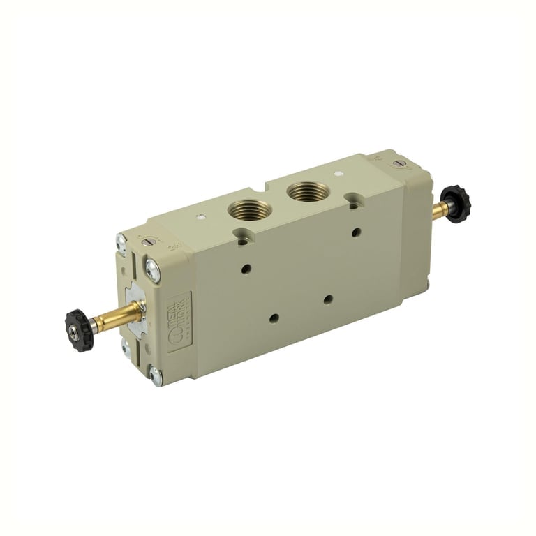 Riegler 145710 5/2-Wegeventil, elektropneumatisch, bistabil, G 1/2 - Bild 1