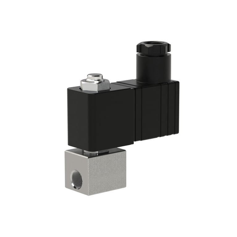 Riegler 146066 2/2 MV, NC, ES, G1/8, DN 2,5, PN 0-14, FPM, direktg., 24V DC - Bild 1