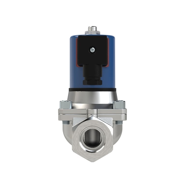 Riegler 146076 2/2 MV, NC, ES, G3/4, DN20, PN 0-12, FPM, zwangsg., 24V DC - Bild 3