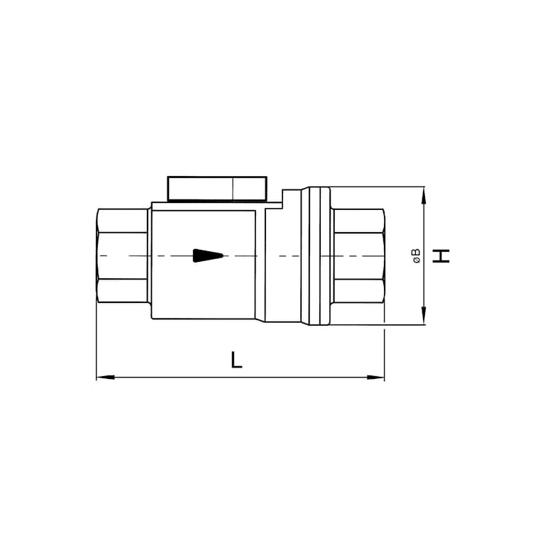Riegler 146451 Koaxialventil, pneumat. bet. einfachw. NC, MS vern. NBR, Rp 1 1/4 - Bild 4
