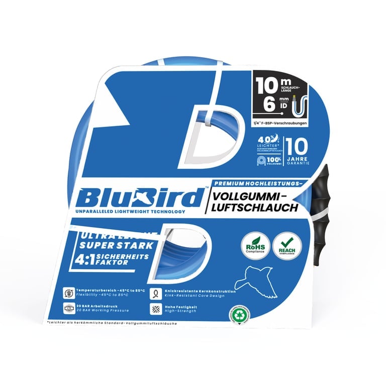 Riegler 146495 Vollgummi-Werkstattschl. »BluBird«, Ø12x6, max. 20 bar, Set 10 m - Bild 3