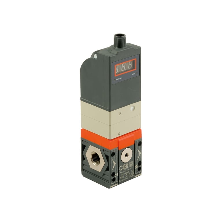 Riegler 146623 Präz.-Prop.-Druckregler »SYNTRONIC«, BG1, o.B., Display, 0…10 V - Bild 1