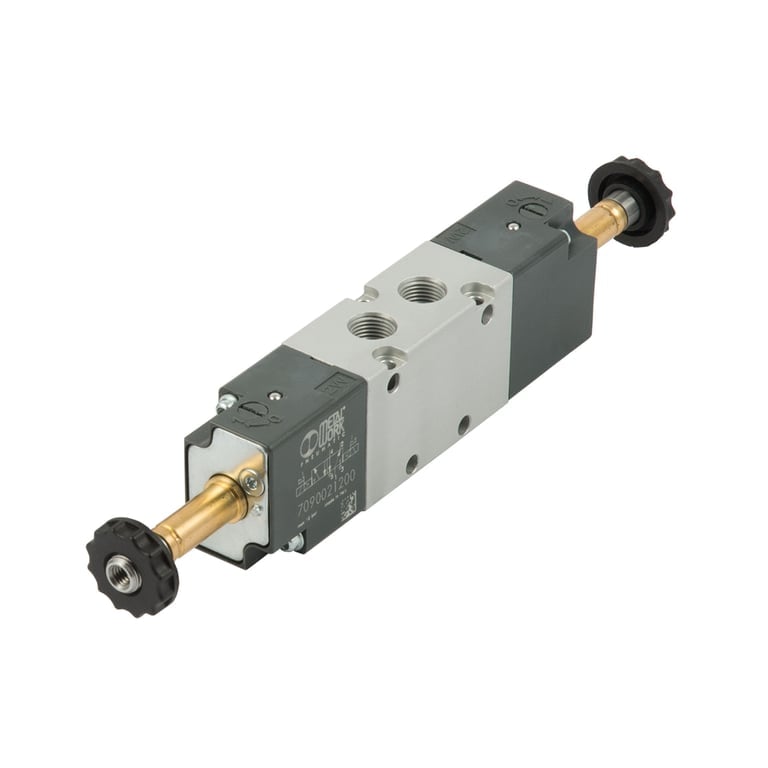 Riegler 146714 5/2-Wegeventil »BASIC«, elektropneumatisch, bistabil, G 1/4 - Bild 1