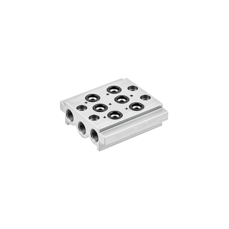 Riegler 146724 Mehrfach-Grundplatte 2-fach »BASIC«, G 1/4