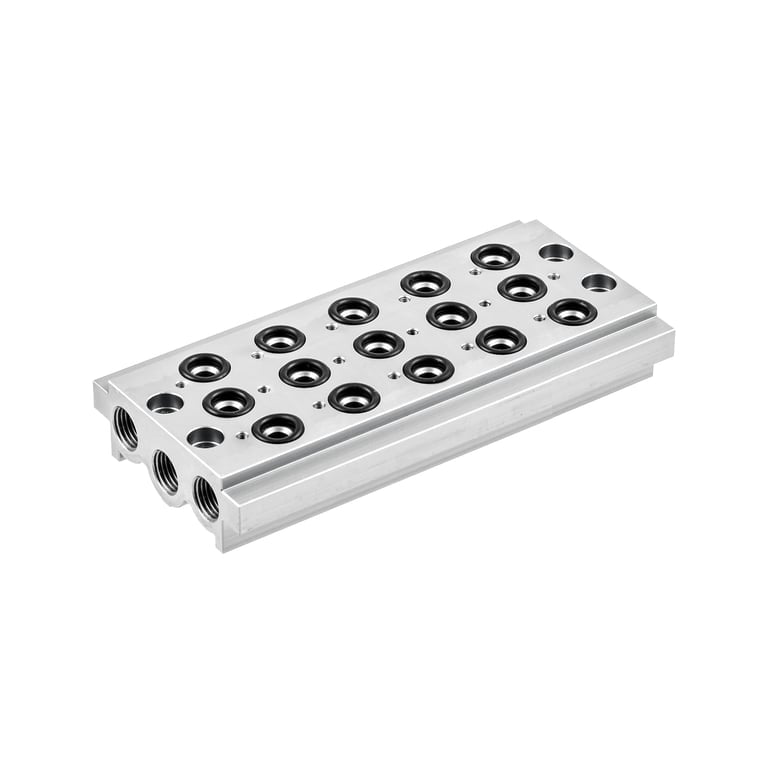 Riegler 146718 Mehrfach-Grundplatte 5-fach »BASIC«, G 1/8