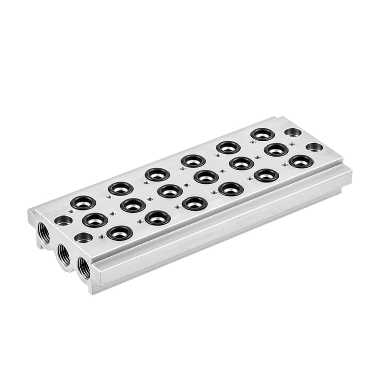 Riegler 146728 Mehrfach-Grundplatte 6-fach »BASIC«, G 1/4