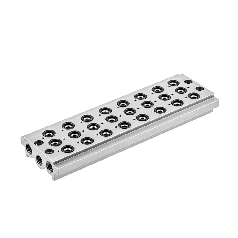 Riegler 146730 Mehrfach-Grundplatte 8-fach »BASIC«, G 1/4