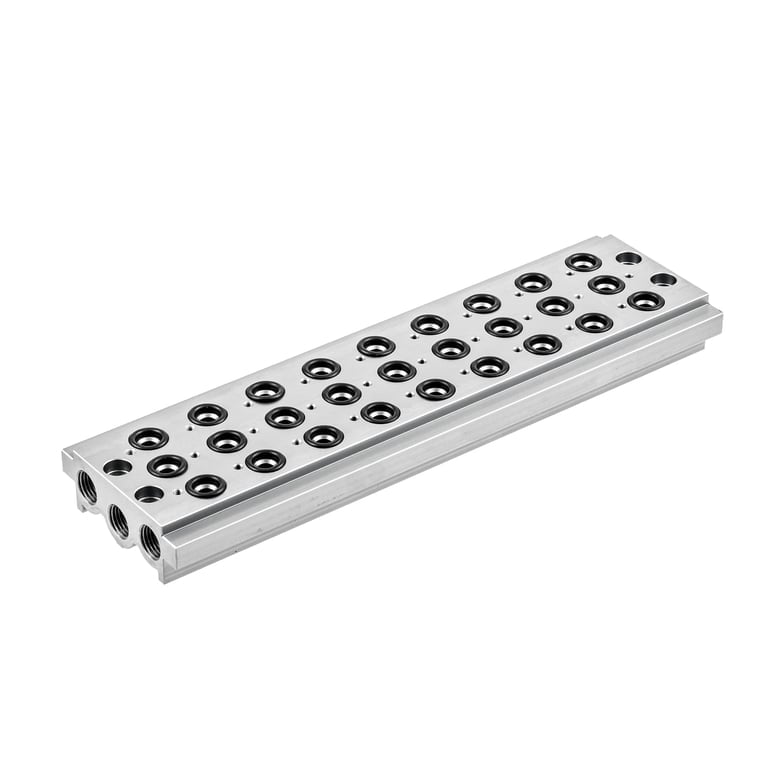 Riegler 146722 Mehrfach-Grundplatte 9-fach »BASIC«, G 1/8