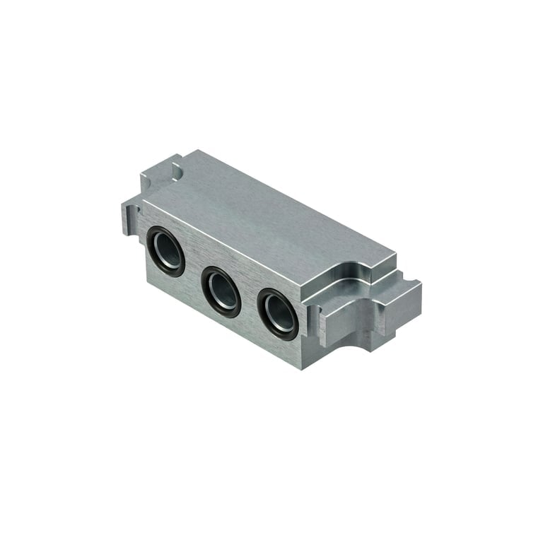 Riegler 146738 Größenadpater für Grundplattensystem, G 1/8 - G 1/4