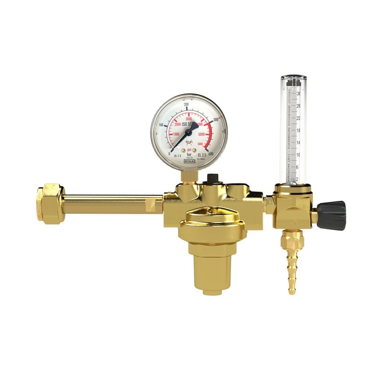 Riegler 146767 Flaschendruckminderer, 200 bar, Formiergas, Mengenm. 0-30 l/min - Bild 3