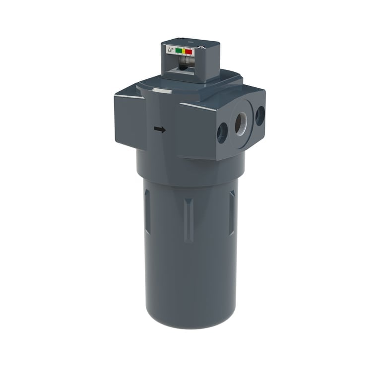 Riegler 146955 Aktivkohlefilter m. Differenzdruckmanometer, 0,003 mg/m³, G 1/2 - Bild 1