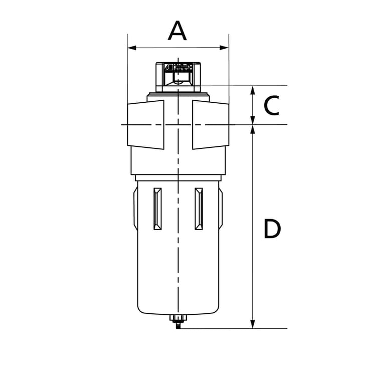 Riegler 146955 Aktivkohlefilter m. Differenzdruckmanometer, 0,003 mg/m³, G 1/2 - Bild 4
