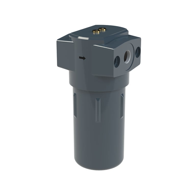 Riegler 146960 Aktivkohlefilter o. Differenzdruckmanometer, 0,003 mg/m³, G 1/4 - Bild 1