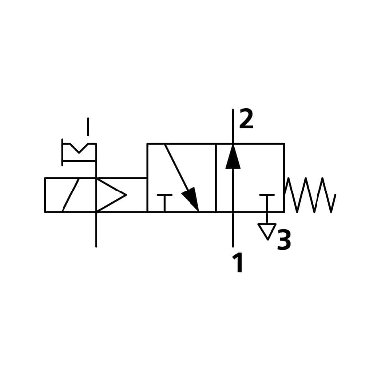 Riegler 147222 3/2-Wegeventil, elpn., ext. Steuerl., mono., G 3/8, NO, 110 V AC - Bild 4