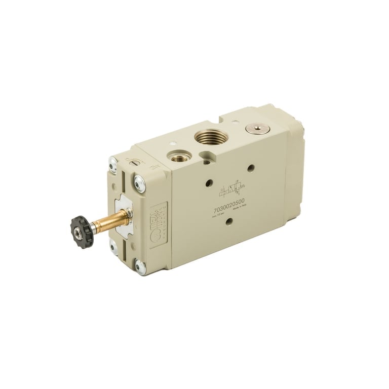 Riegler 147116 3/2-Wegeventil, elektropn., ext. Steuerl., monostabil, G 1/2, NC - Bild 1