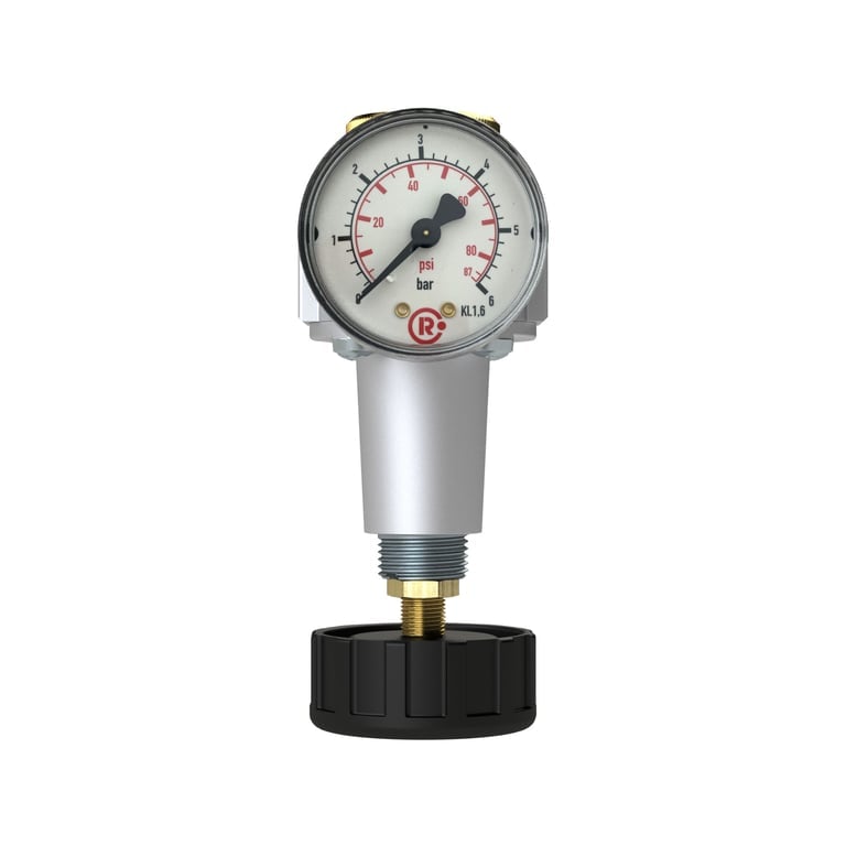 Riegler 147481 Konstant-Druckregler inkl. Manometer, BG 1, G 1/4, 0,5 - 16 bar - Bild 2