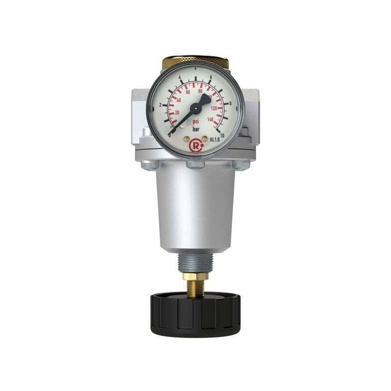 Riegler 147496 Konstant-Druckregler inkl. Manometer, BG 2, G 1/2, 0,5 - 16 bar - Bild 2