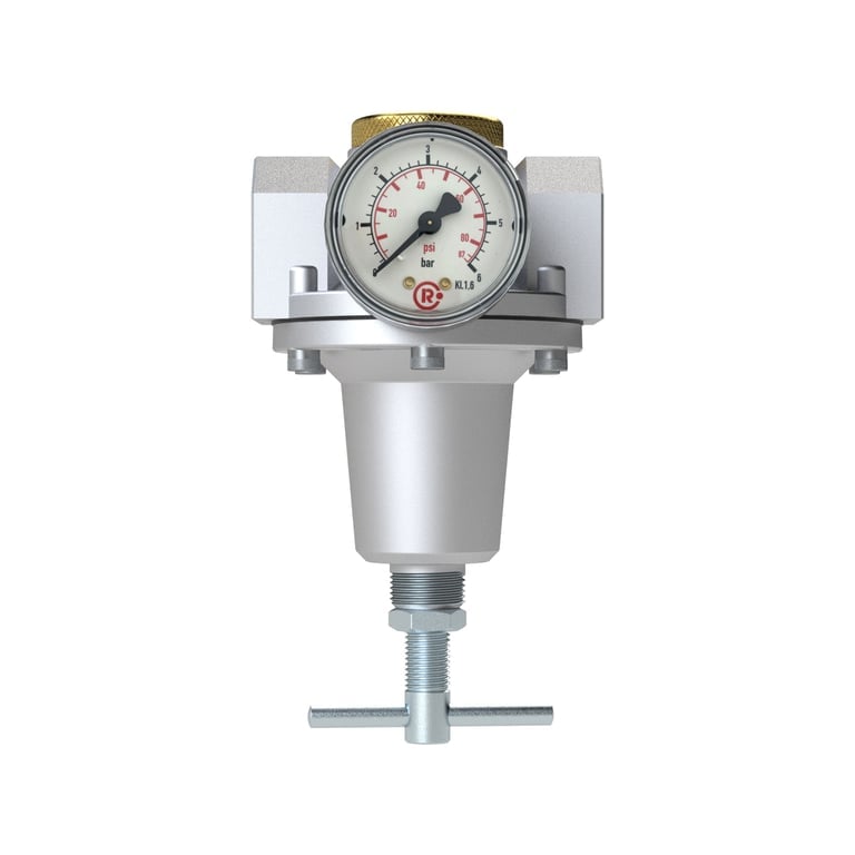 Riegler 147510 Konstant-Druckregler inkl. Manometer, BG 3, G 1, 0,5 - 10 bar - Bild 2