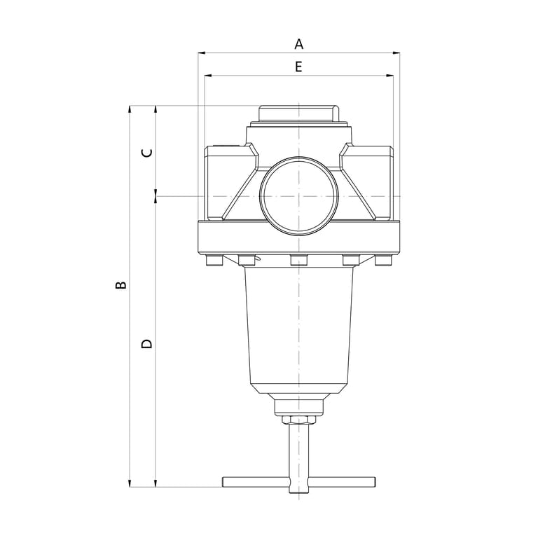 Riegler 147482 Konstant-Druckregler inkl. Manometer, BG 1, G 1/4, 0,5 - 25 bar - Bild 2