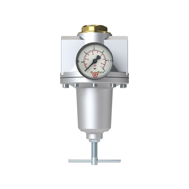 Riegler 147529 Konstant-Druckregler inkl. Manometer, BG 5, G 1 1/2, 0,2 - 6 bar - Bild 2