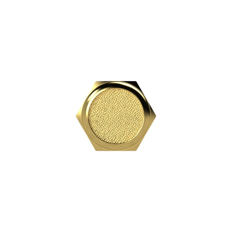 Riegler 148077 Sinterbronce-Schalldämpfer »multifix«/»FUTURA«, flach, G 1/4 a. - Bild 3