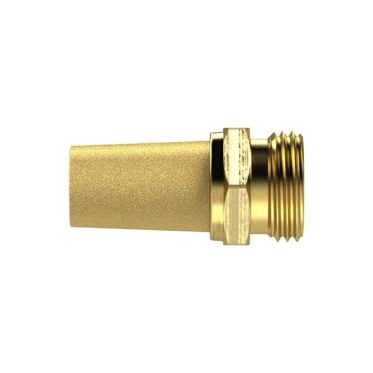 Riegler 148079 Sinterbronce-Schalldämpfer für »multifix« / »FUTURA«, G 3/4 a. - Bild 2