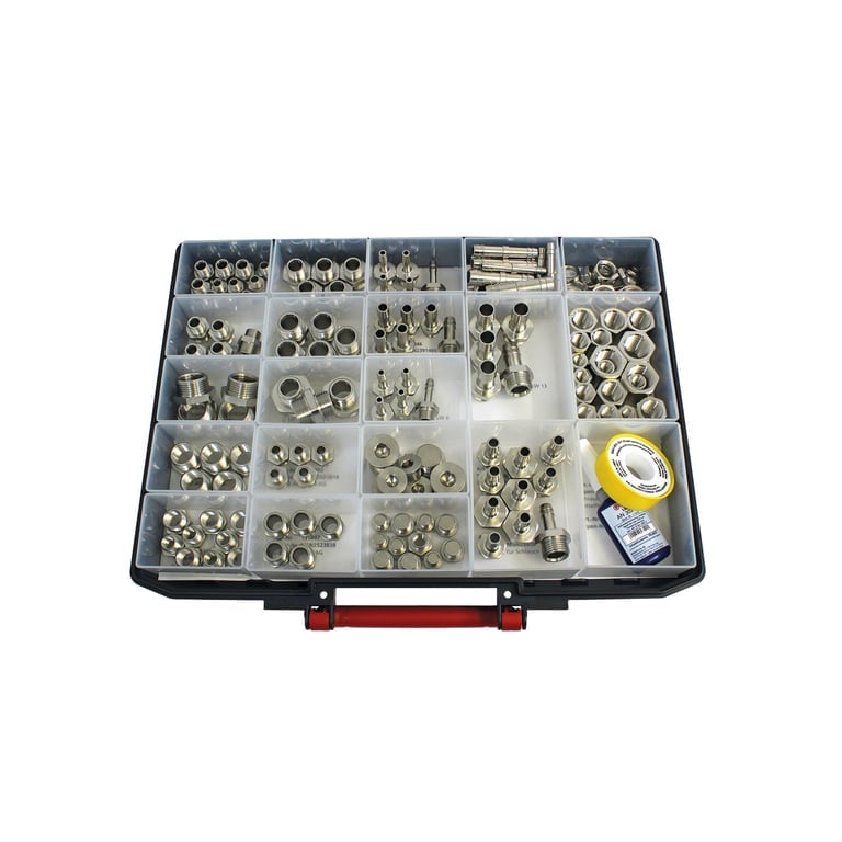 Riegler 148958 Sortimentsbox, Messingdrehteile vernickelt - Bild 2