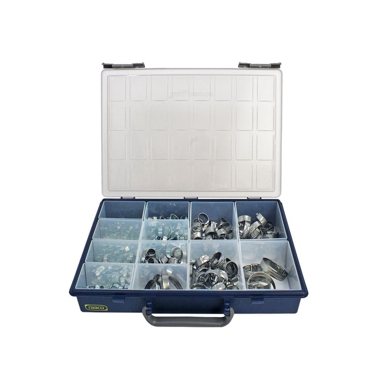 Riegler 148960 Sortimentsbox, Schlauchschellen, reduzierte Bestückung - Bild 1