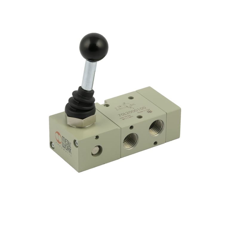 Riegler 149906 3/2-Wegeventil Tieftemp., man. 90° Hebel, monostabil, G 1/4, NC - Bild 1
