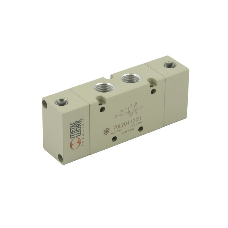 Riegler 149928 5/2-Wegeventil Tieftemp., pneumatisch, bistabil, Anschluss G 1/4 - Bild 1