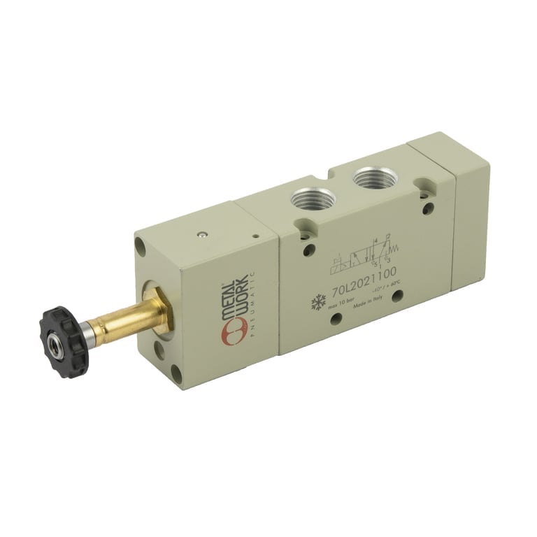 Riegler 149940 5/2-Wegeventil Tieftemperatur, elektropn., monostabil, G 1/4 - Bild 1
