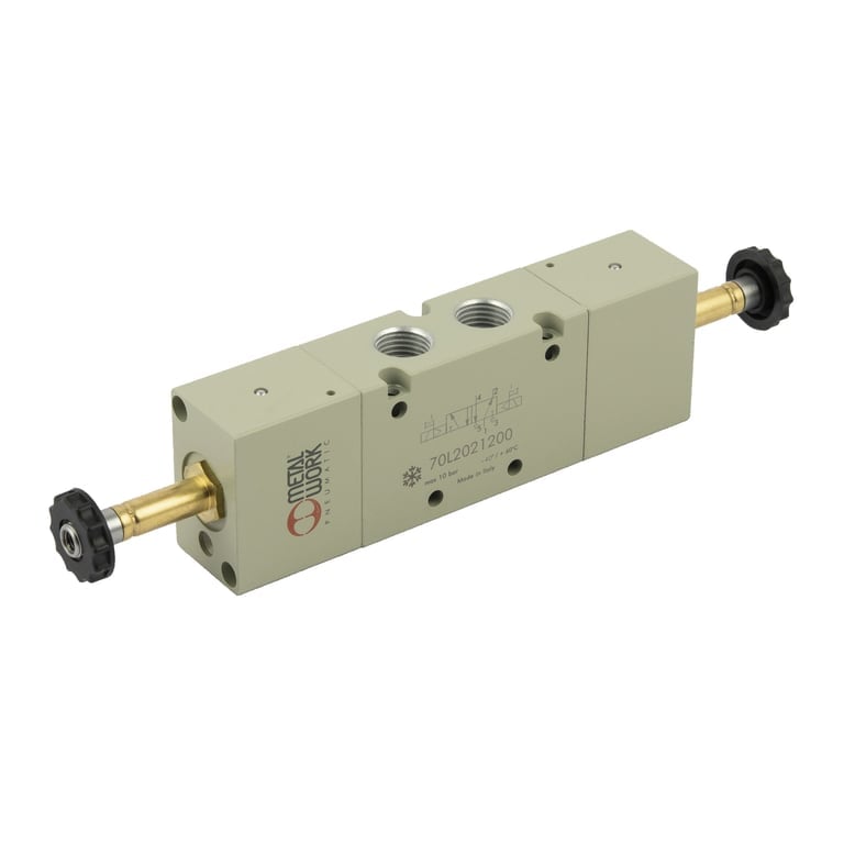 Riegler 149943 5/2-Wegeventil Tieftemperatur, elektropn., bistabil, G 1/4 - Bild 1