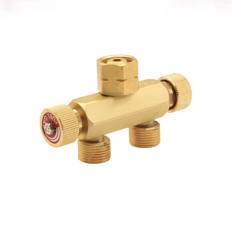 Riegler 149983 Verteiler, Sauerstoff, G 1/4, ohne Schlauchtüllen