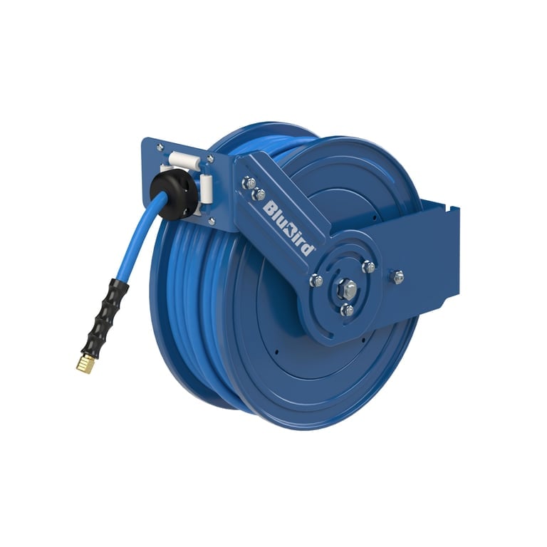 Riegler 150096 Schlauchaufroller »BluBird«, Ø 15,5 x 9,5, G 3/8 IG, 20 bar, 20 m - Bild 1