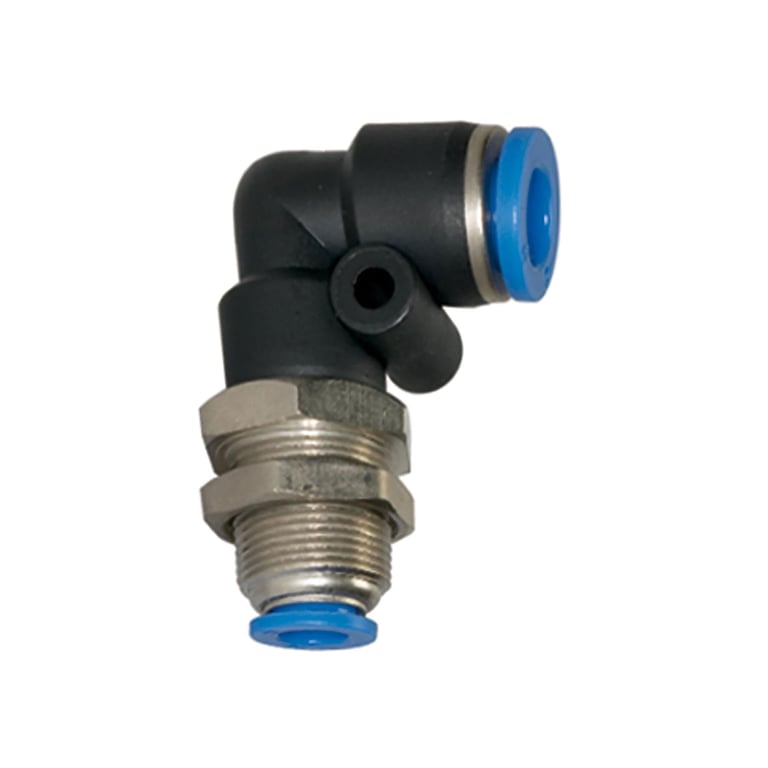 Riegler 109822 L-Schott-Steckverbindung »Blaue Serie«, M14x1,0, Schlauch-Ø 6 - Bild 1