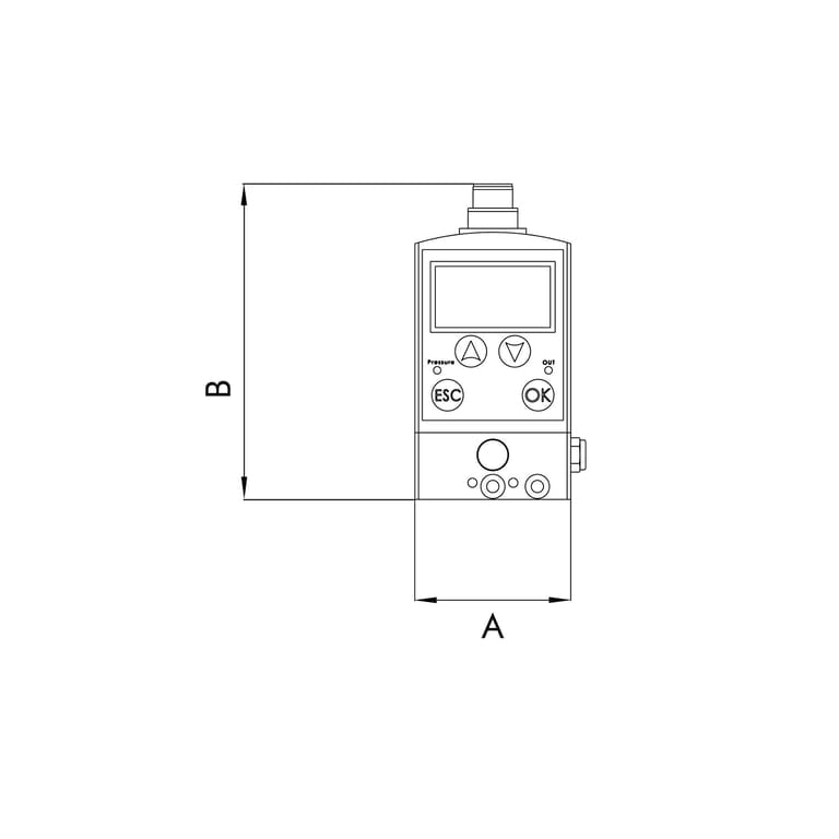 Riegler 152340 Präz.-Prop.-Druckregler REGTRONIC, M5, ferngest., IO-Link - Bild 2