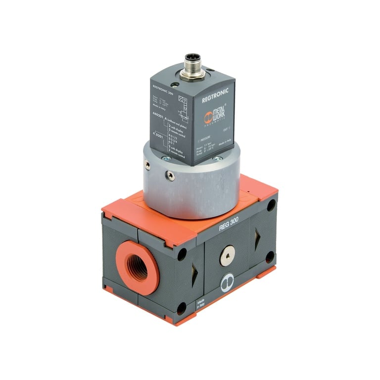 Riegler 153072 Präz.-Prop.-Druckregler REGTRONIC 300, G 3/4, ferngest.,4-20 mA - Bild 1