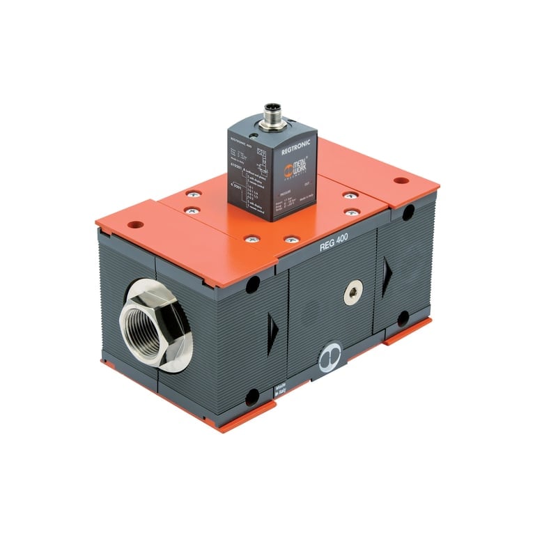 Riegler 153084 Präz.-Prop.-Druckregler REGTRONIC 400, G 1 1/4, ferngest., 0-10 V - Bild 1