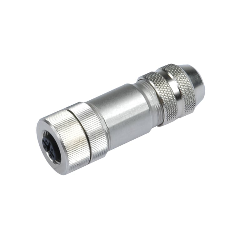 Riegler 153742 M12 Buchse 0°, für Profibus-DP, 5-polig, B-kodiert