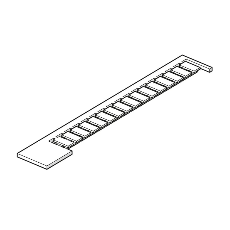Riegler 153922 Beschriftungsschilder, 16er-Streifen