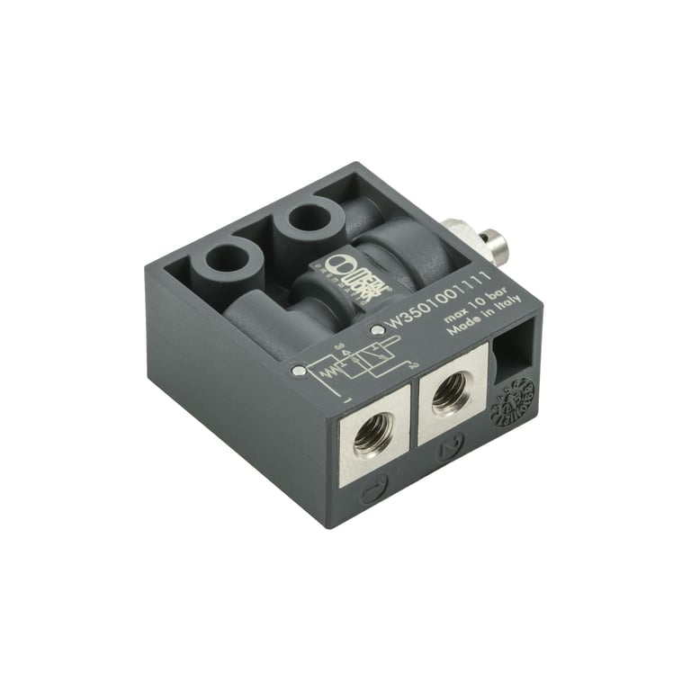 Riegler 153995 3/2-Wege-Miniaturventil, mechanisch, Stößel, NC, M5 seitlich - Bild 1
