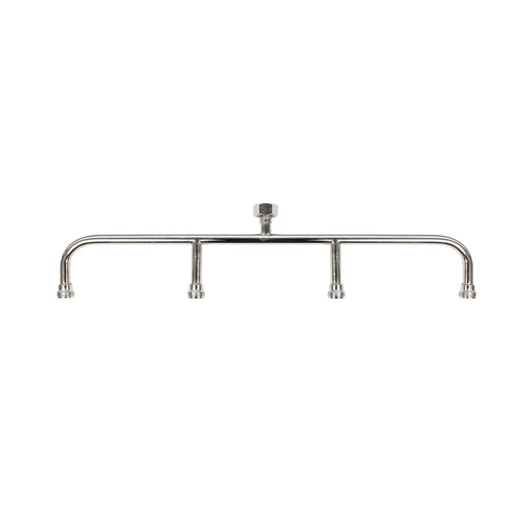 Riegler 155109 Verteilerrohr, 4-fach, M20x1, SW11, Abgangsabstand 148 mm