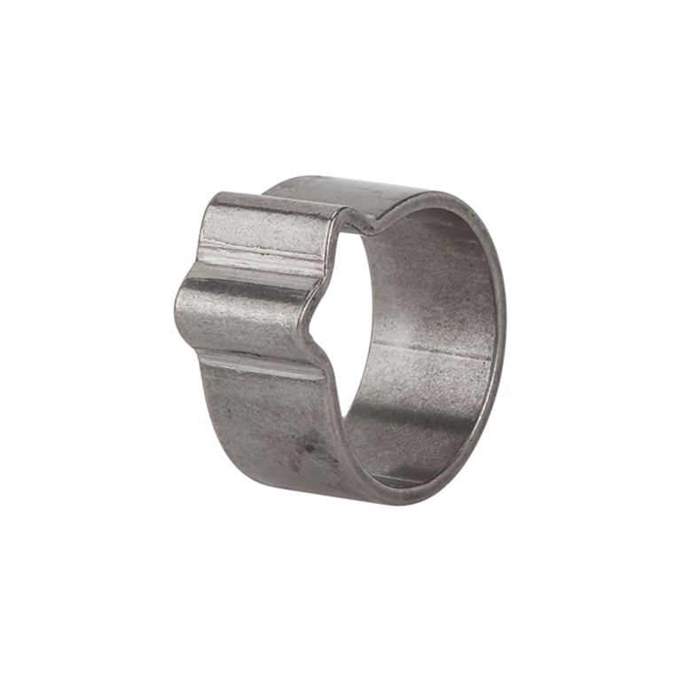 Riegler 114161 1-Ohr-Schl.klemme Edelstahl (W4), 10 - 12 mm, 6,5 mm, VPE 10 Stk.