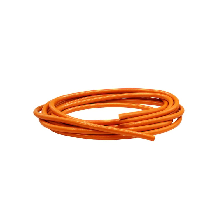 Riegler 156081 Propanschlauch, Schlauch-Ø 13,3 x 6,3, orange, PVC, Rolle à 40 m