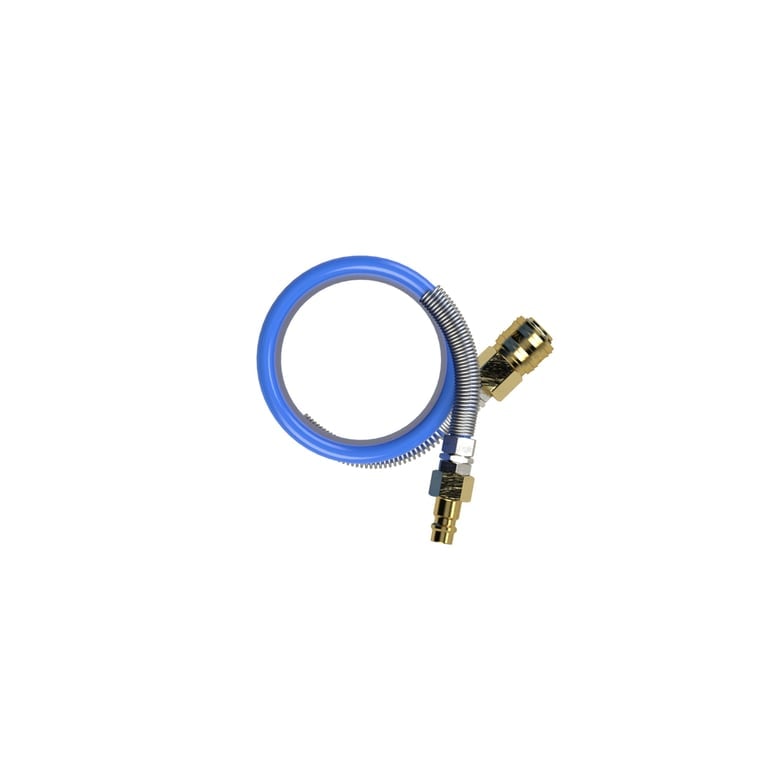 Riegler 158136 Spiralschlauch-Kupplung-Set, Standardkuppl., PA, ø 12x9, 7,5 m - Bild 2