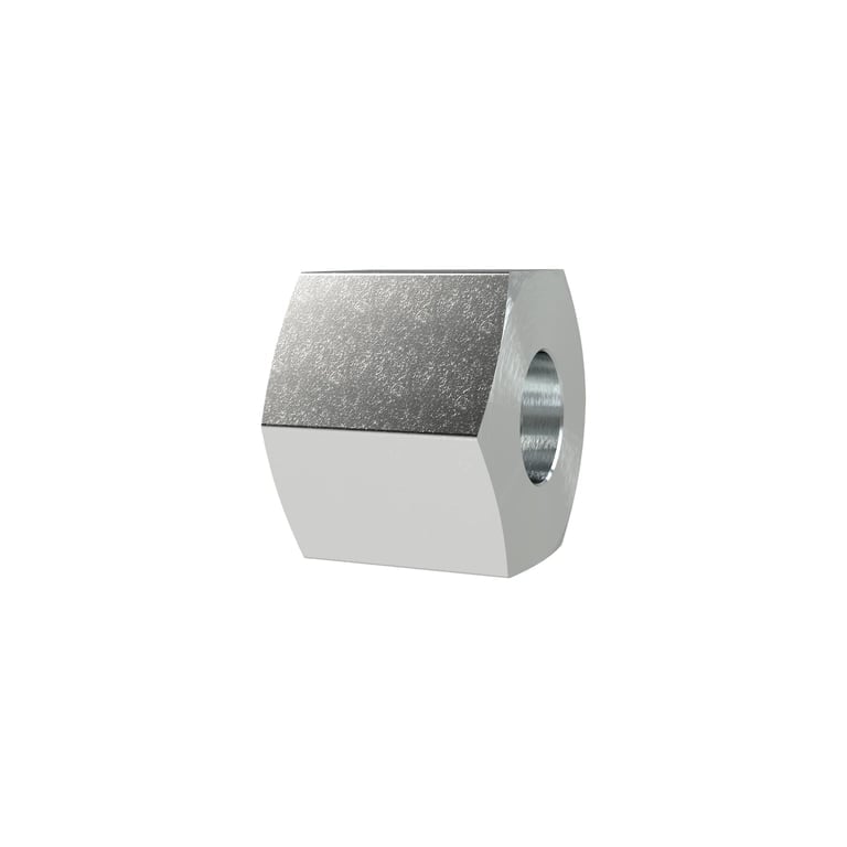 Riegler 112243 Überwurfmutter M14x1,5, Rohr-Außen-Ø 8 mm, SW1 17, Stahl verzinkt - Bild 1