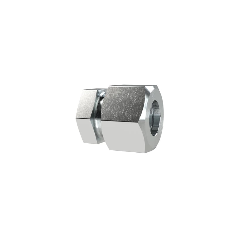 Riegler 159386 Verschlussschraube, Rohr-Außen-Ø 6 mm, PN max. 315 bar - Bild 1