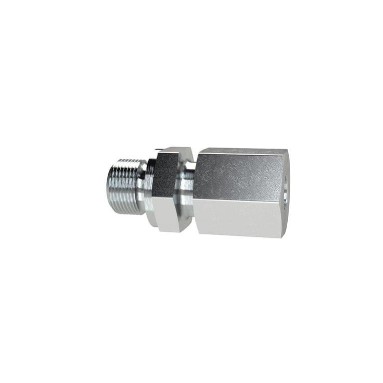 Riegler 159536 Gerade Einschraubverschraubung, M16 a., Rohr-Ø 10, Stahl verz. - Bild 1